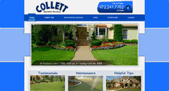 Desktop Screenshot of collettsprinklerservices.com